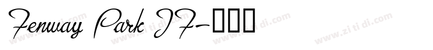 Fenway Park JF字体转换